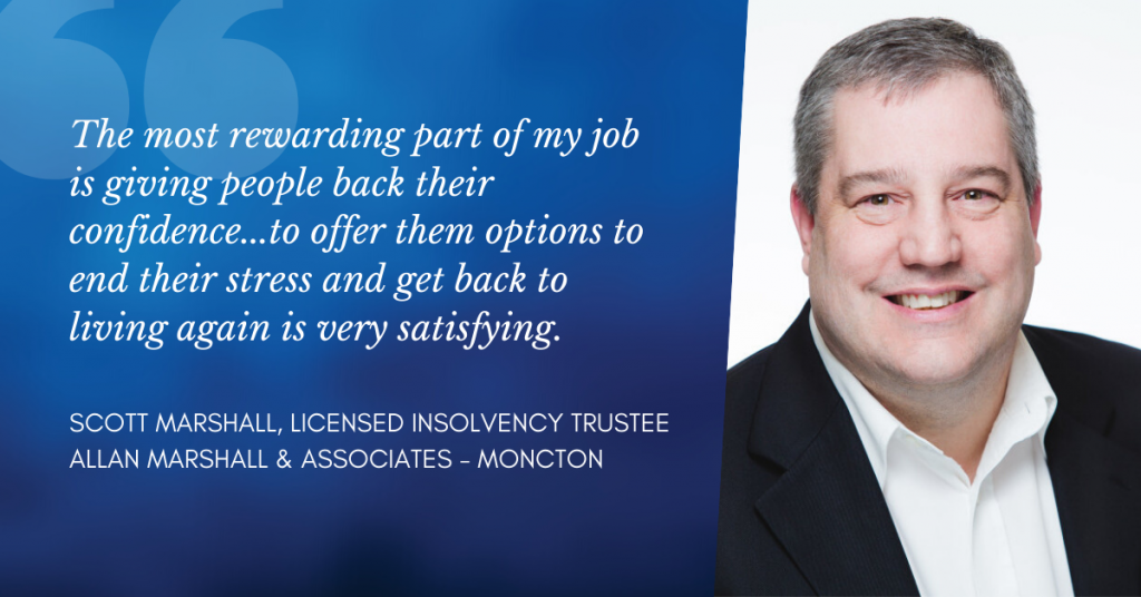 Scott Marshall - one of Moncton Licensed Insolvency Trustees
